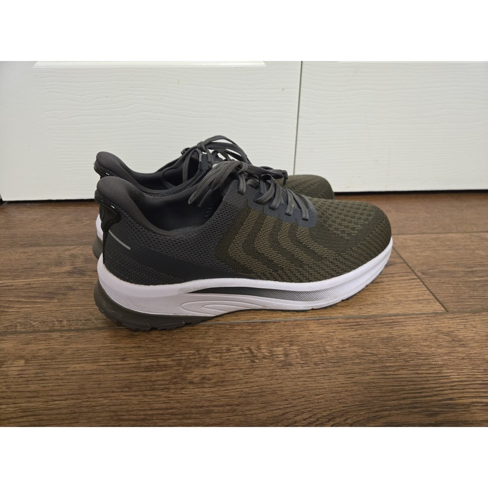 Orthofeet Tilos Shoes Men 8.5 EE Wide Green White Sneaker Orthopedic Hands Free